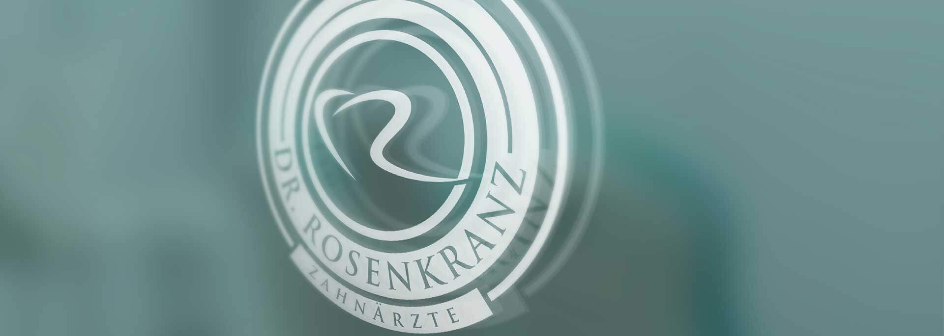 Logo auf Praxisschild von Dr. Rosenkranz